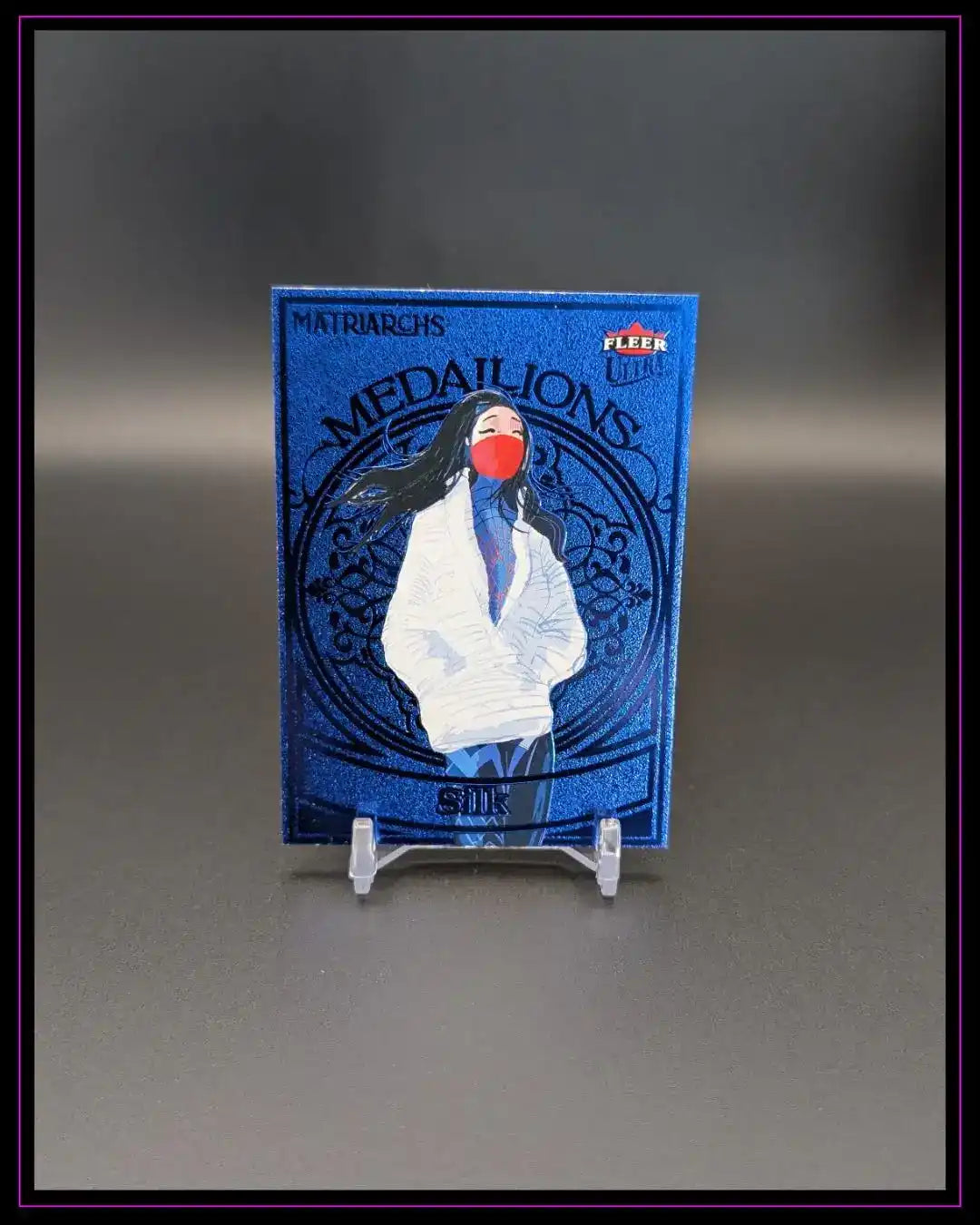 2024 Fleer Ultra Matriarchs of Marvel #M-33 Silk Medallions Purple Amethyst /35