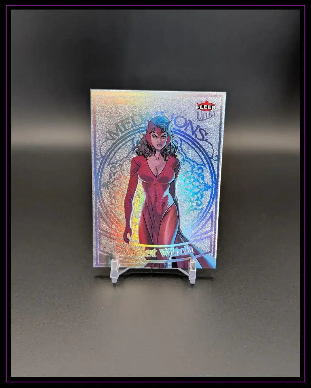 2024 Fleer Ultra Matriarchs of Marvel #M-11 Scarlet Witch Medallions Platinum