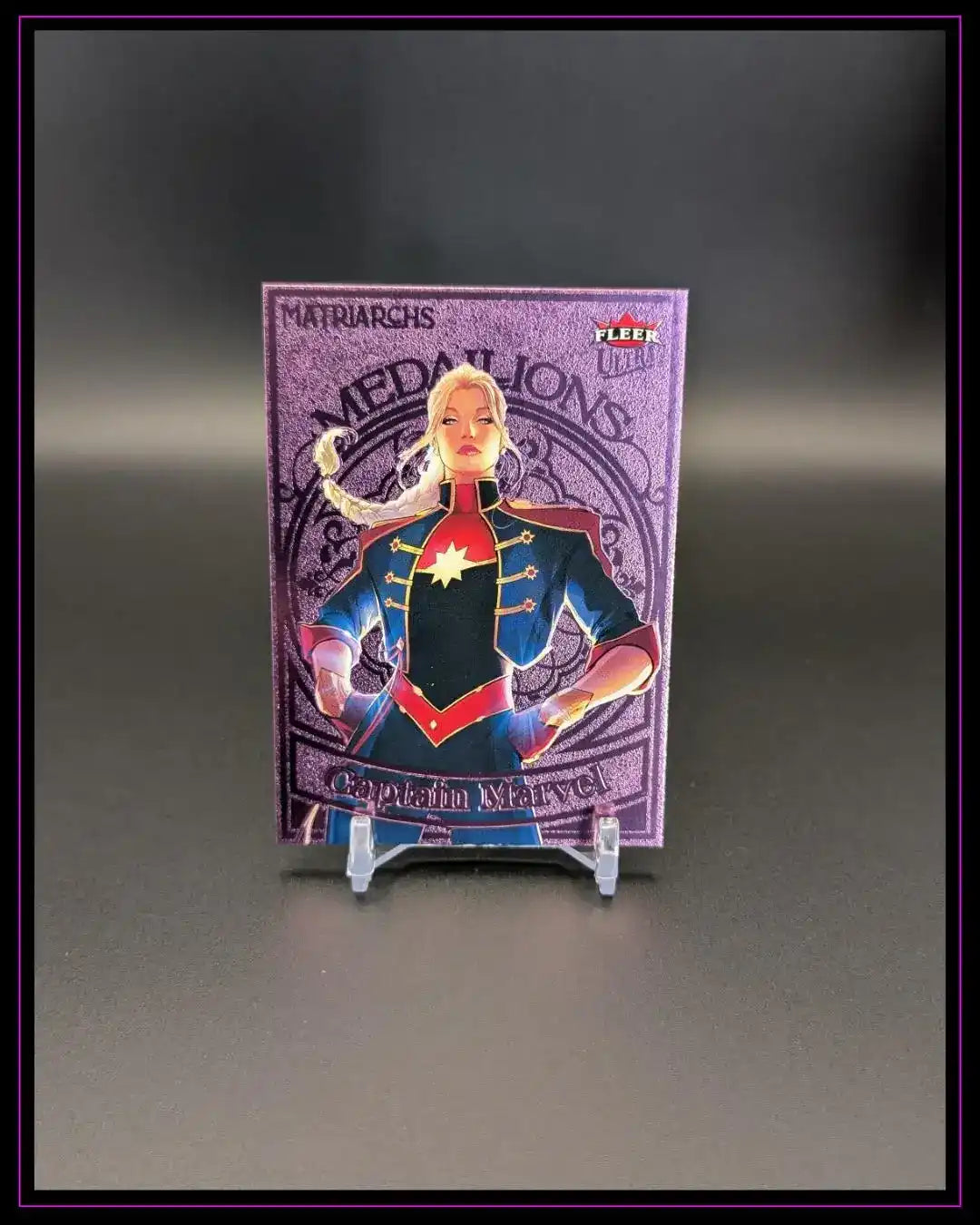 2024 Fleer Ultra Matriarchs of Marvel #M-50 Captain Marvel Medallions