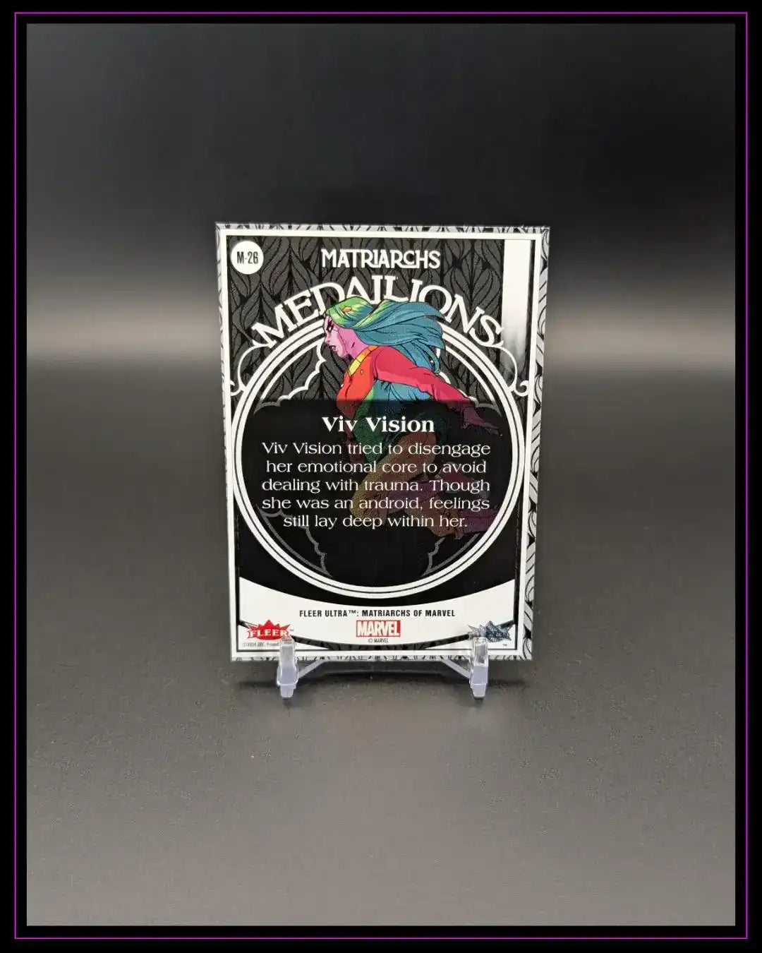 2024 Fleer Ultra Matriarchs of Marvel #M-26 Viv Vision Medallions