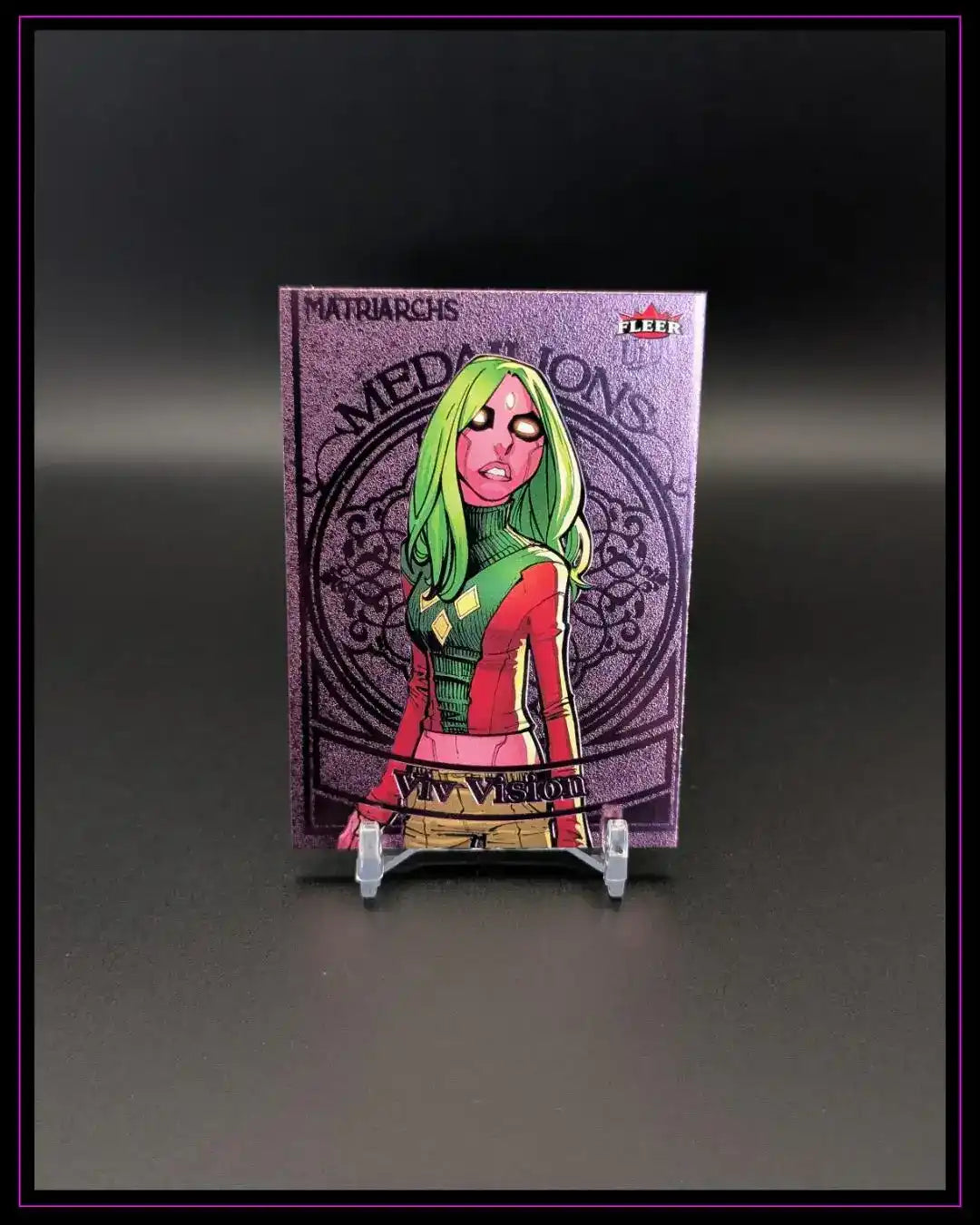 2024 Fleer Ultra Matriarchs of Marvel #M-26 Viv Vision Medallions