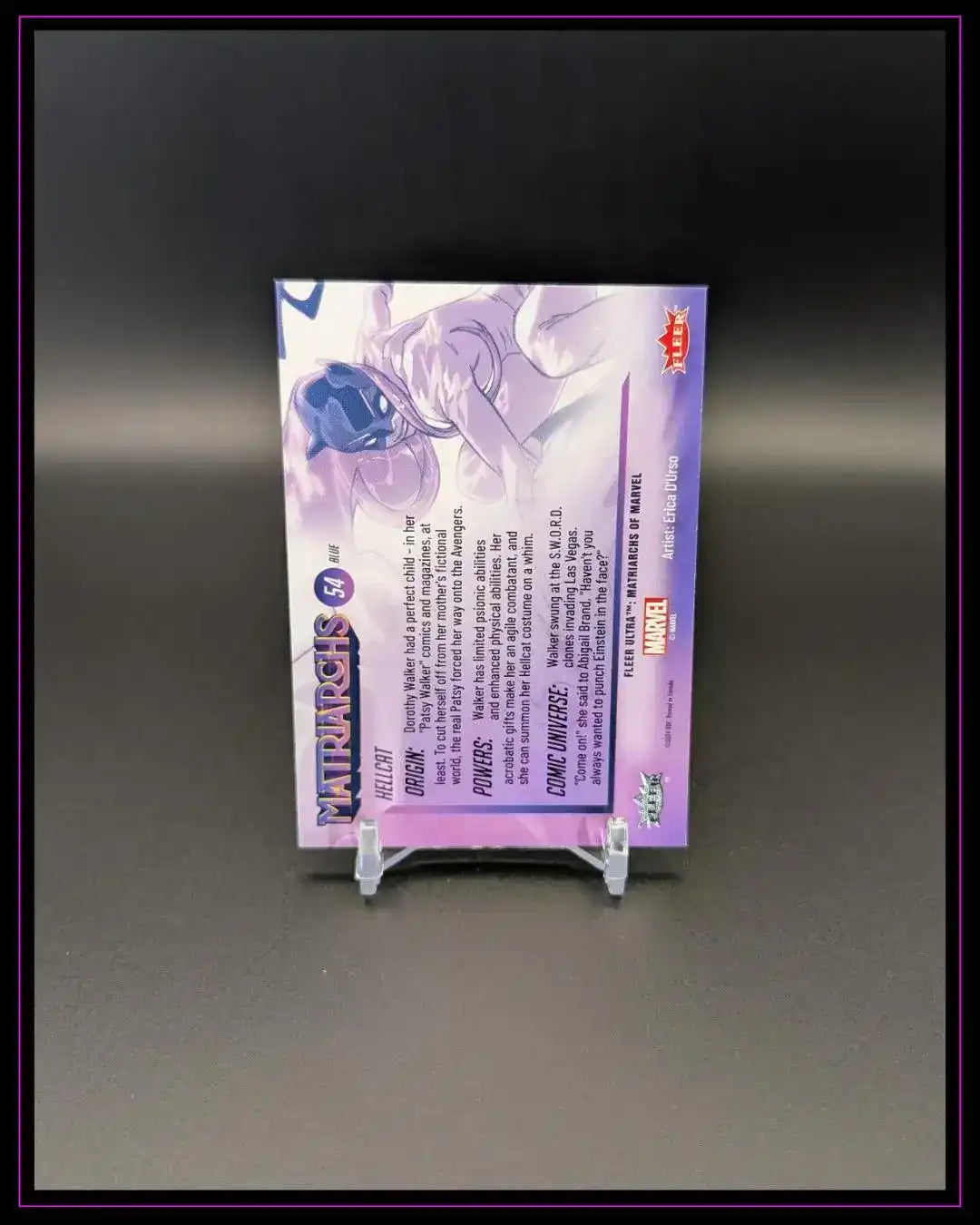 2024 Fleer Ultra Matriarchs of Marvel #54 Hellcat Blue Foil