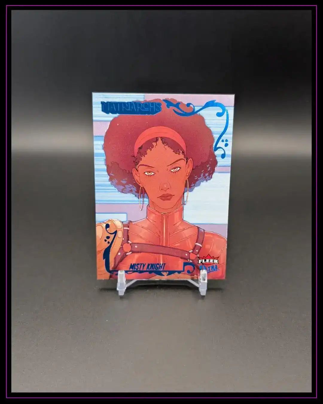 2024 Fleer Ultra Matriarchs of Marvel #34 Misty Knight Blue Foil