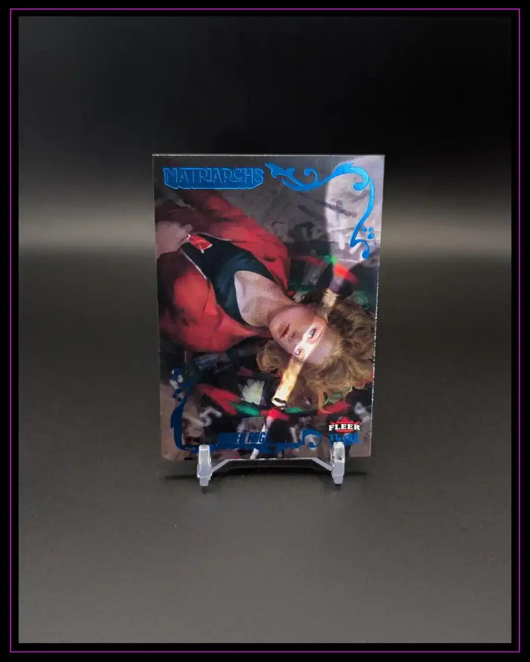 2024 Fleer Ultra Matriarchs of Marvel #64 Karen Page Blue Foil