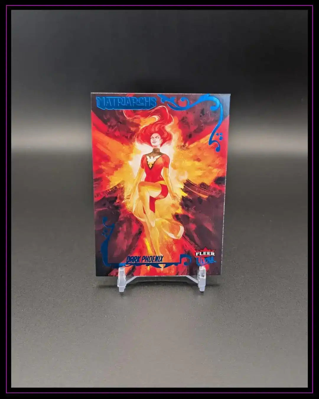 2024 Fleer Ultra Matriarchs of Marvel #75 Dark Phoenix Blue Foil