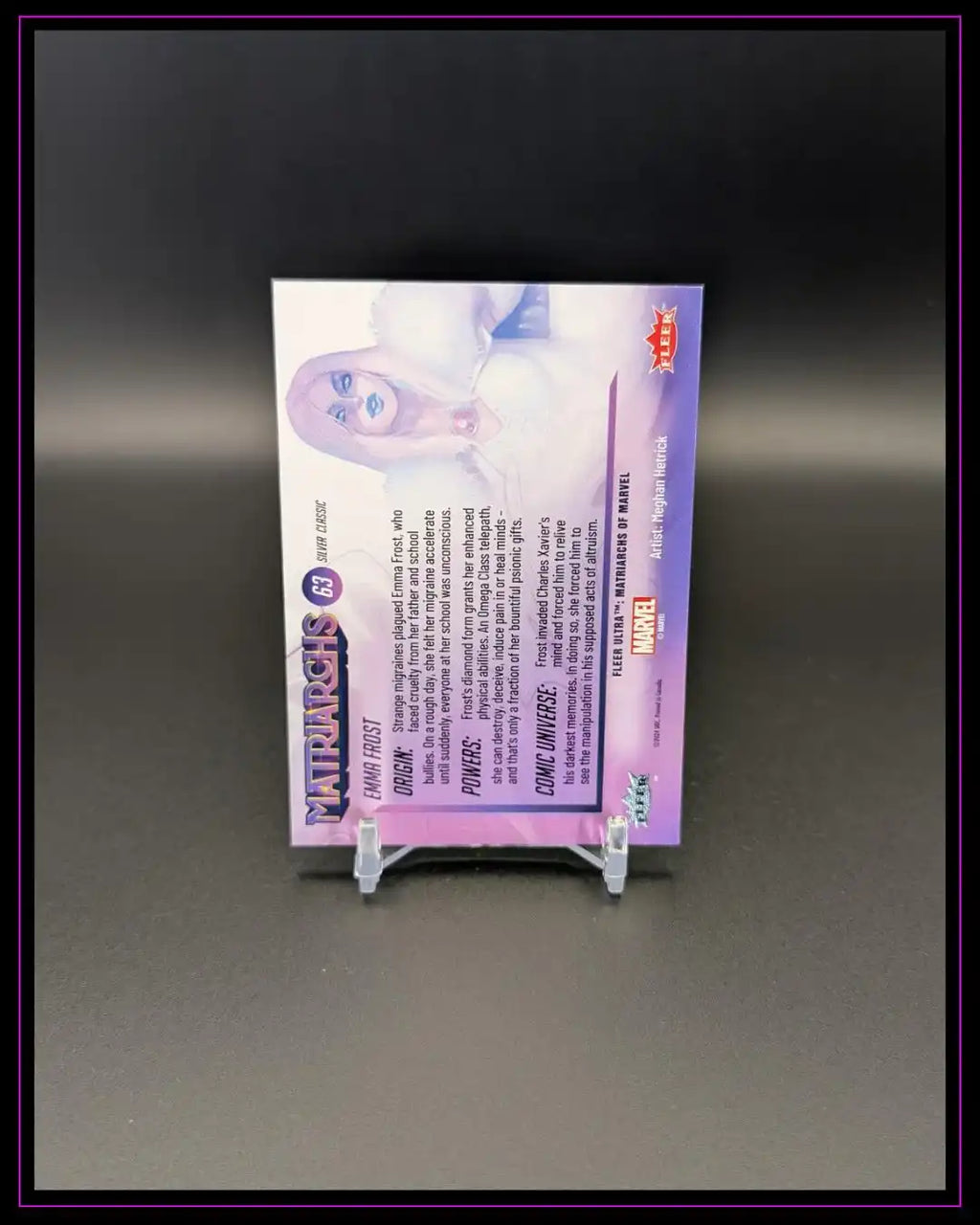 2024 Fleer Ultra Matriarchs of Marvel #63 Emma Frost