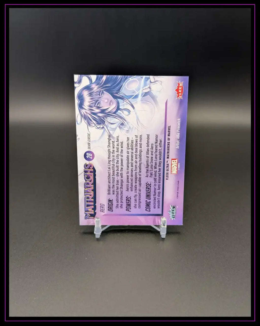 2024 Fleer Ultra Matriarchs of Marvel #28 Aero