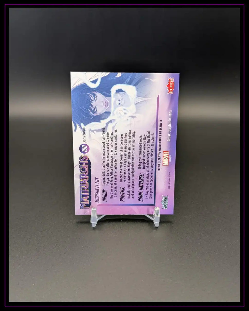 2024 Fleer Ultra Matriarchs of Marvel #100 Morgan Le Fay