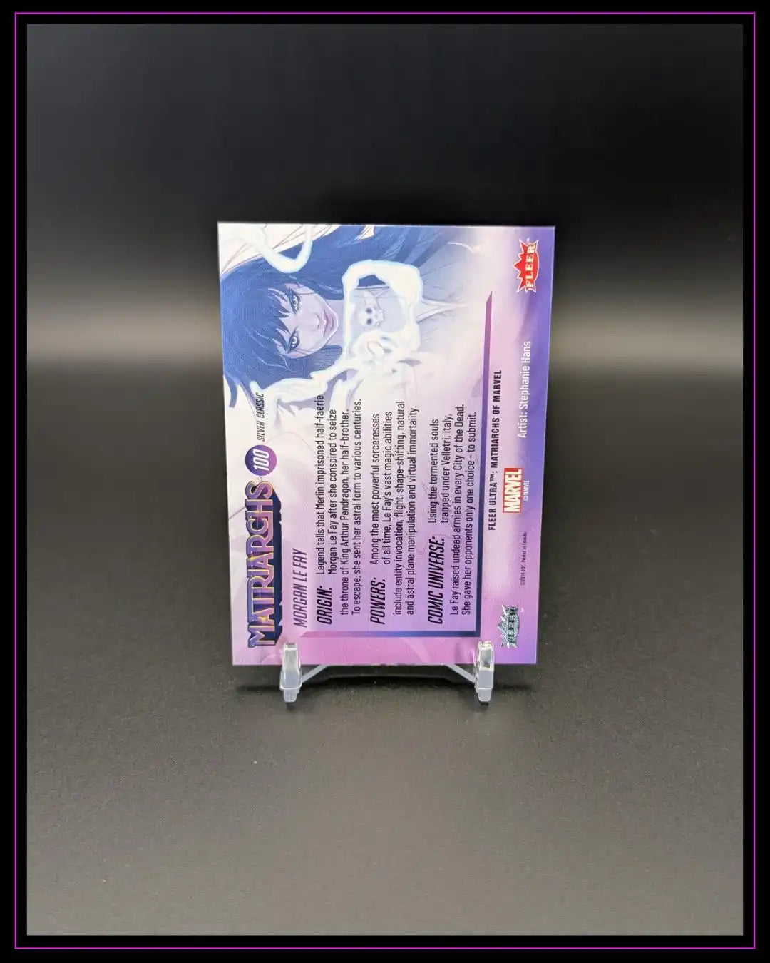 2024 Fleer Ultra Matriarchs of Marvel #100 Morgan Le Fay