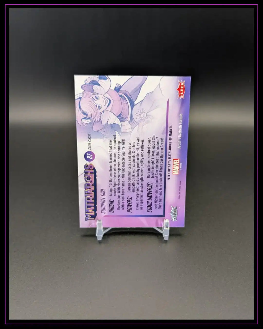 2024 Fleer Ultra Matriarchs of Marvel #87 Squirrel Girl
