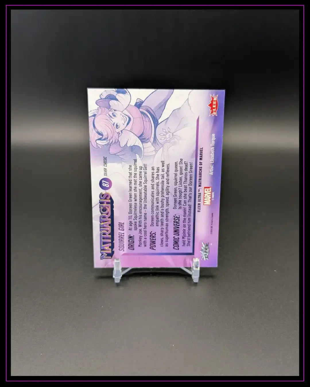 2024 Fleer Ultra Matriarchs of Marvel #87 Squirrel Girl