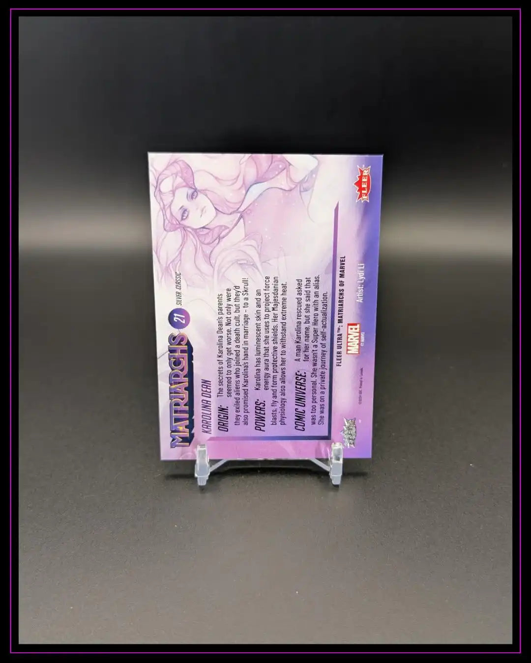 2024 Fleer Ultra Matriarchs of Marvel #21 Karolina Dean