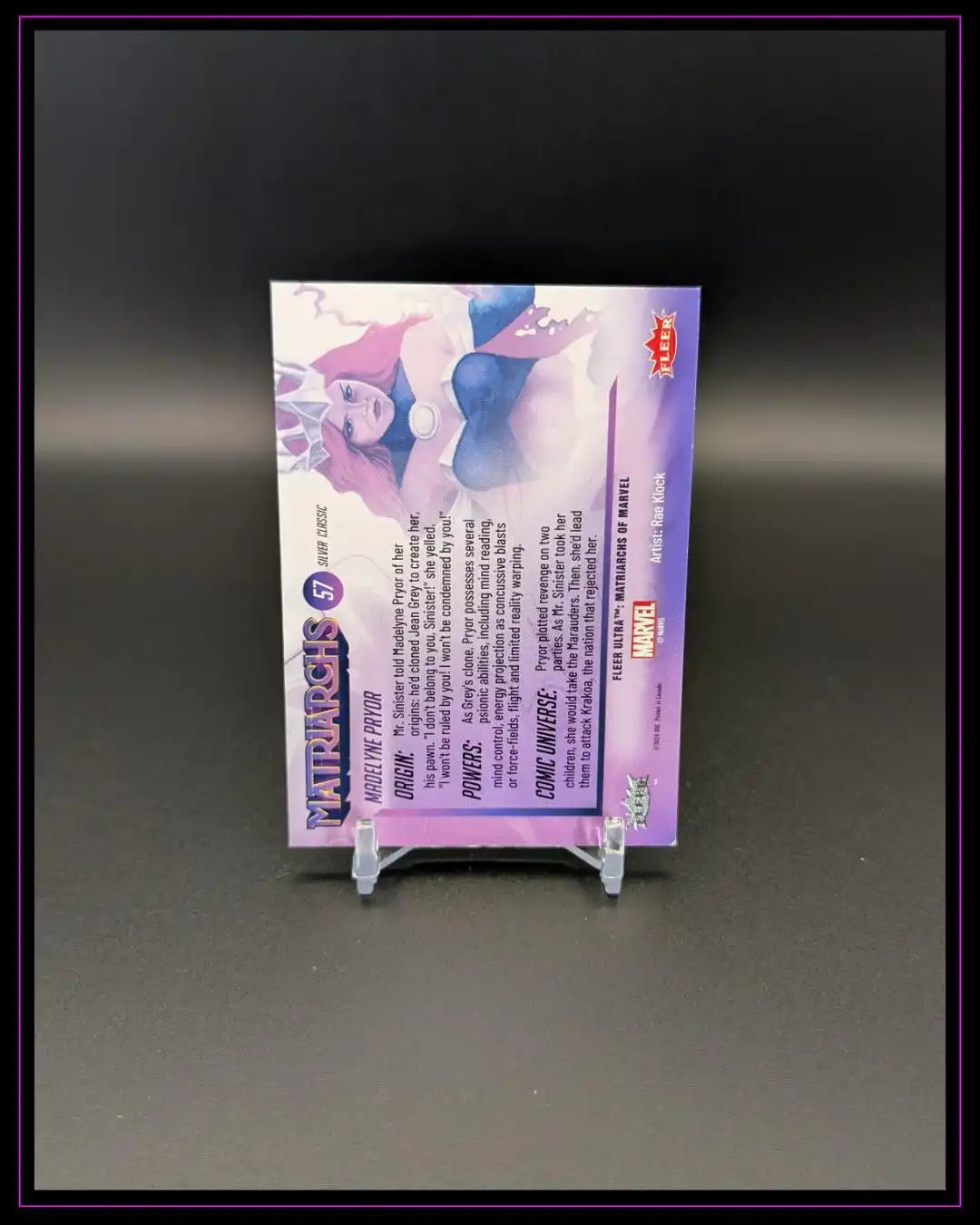 2024 Fleer Ultra Matriarchs of Marvel #57 Madelyne Pryor