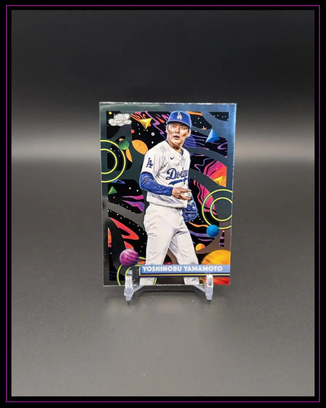 2025 Topps Chrome Cosmic #48 Yoshinobu Yamamoto