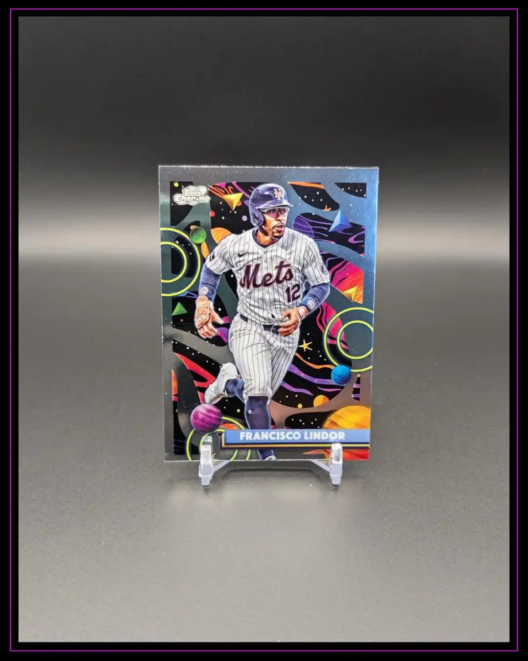 2025 Topps Chrome Cosmic #106 Francisco Lindor