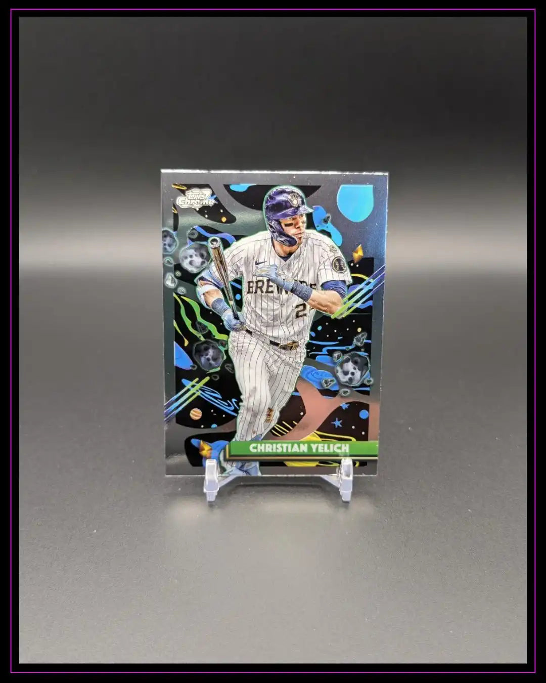 2025 Topps Chrome Cosmic #69 Christian Yelich