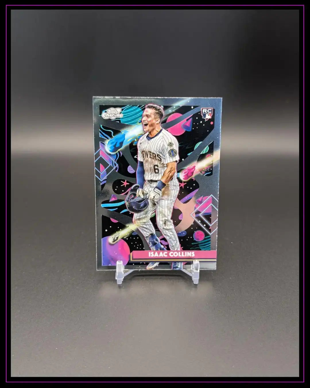 2025 Topps Chrome Cosmic #51 Isaac Collins