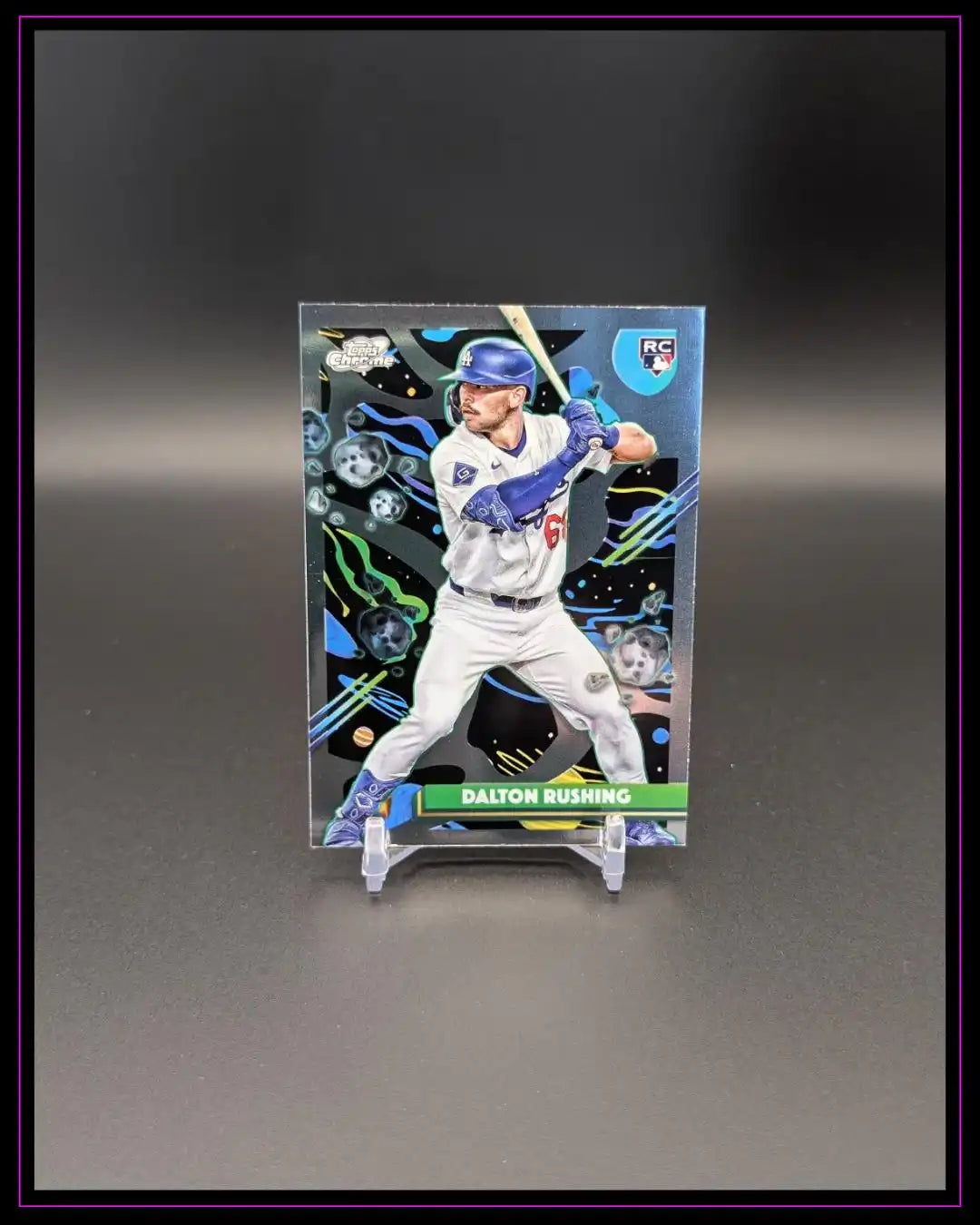 2025 Topps Chrome Cosmic #53 Dalton Rushing RC