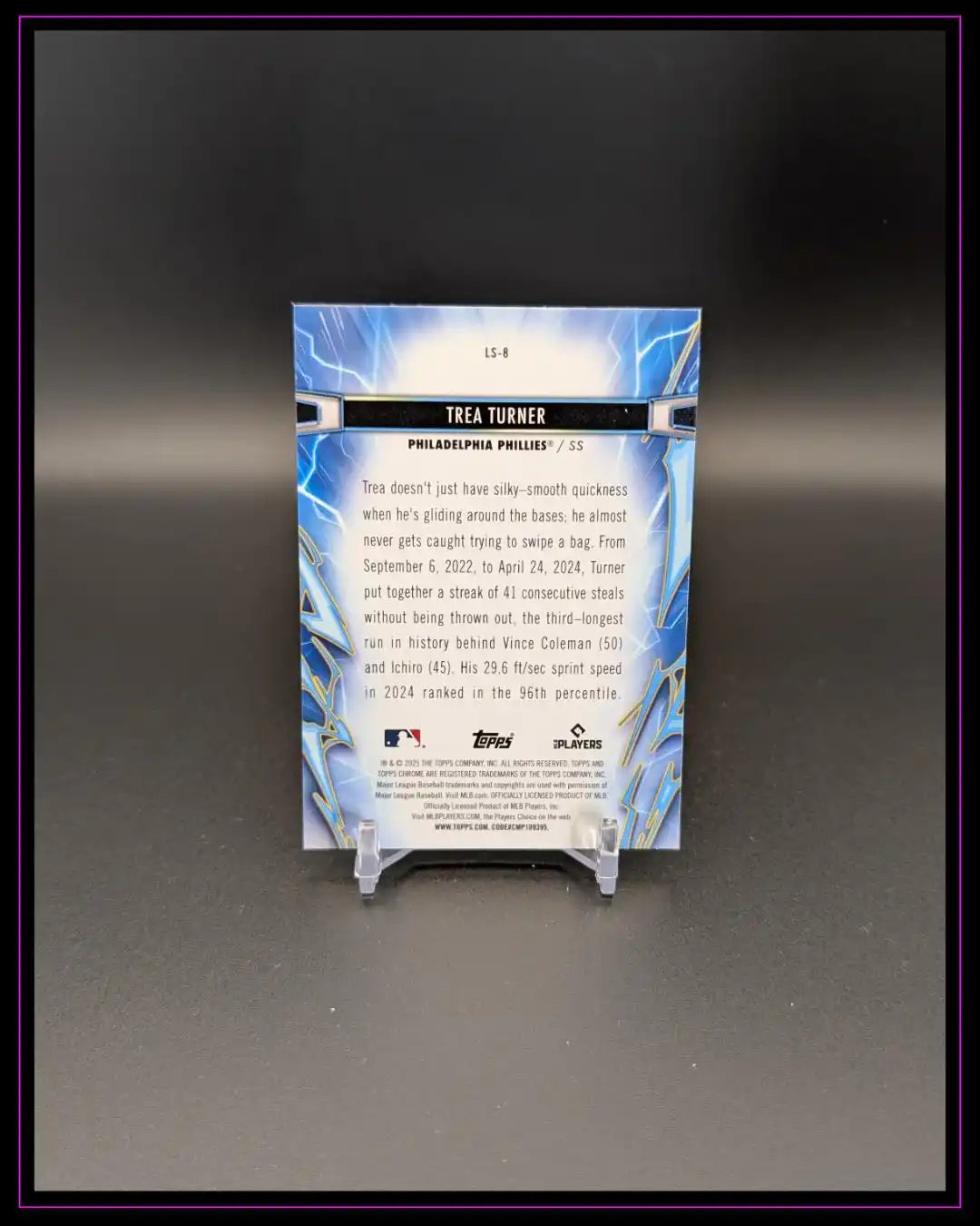 2025 Topps Chrome Cosmic #LS-8 Trea Turner Light Speed