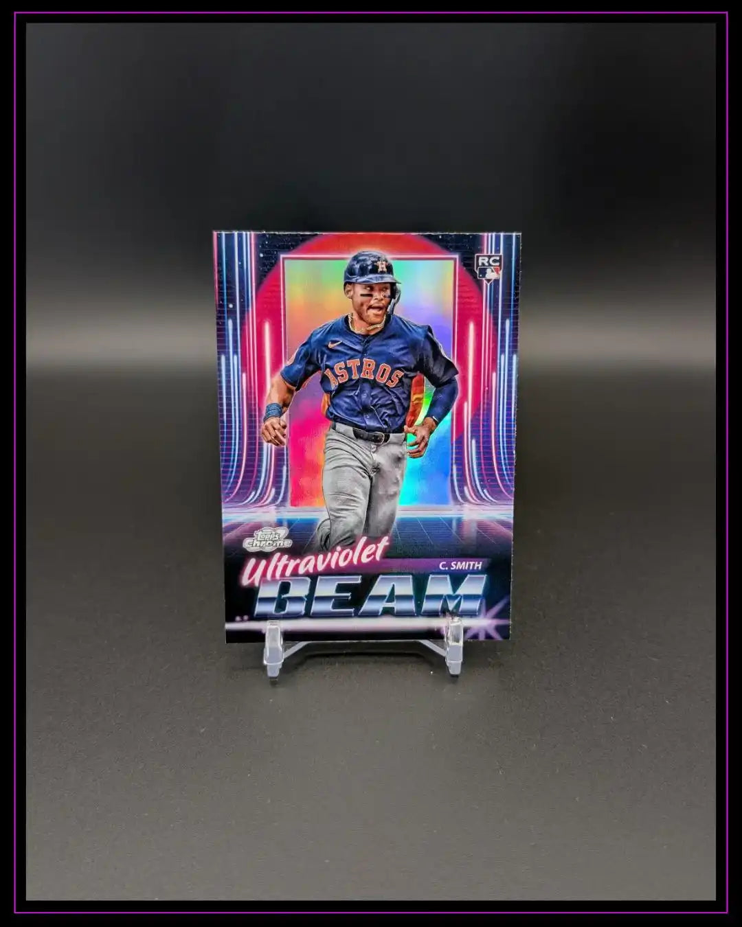 2025 Topps Chrome Cosmic #UB-24 Cam Smith RC Ultraviolet Beam