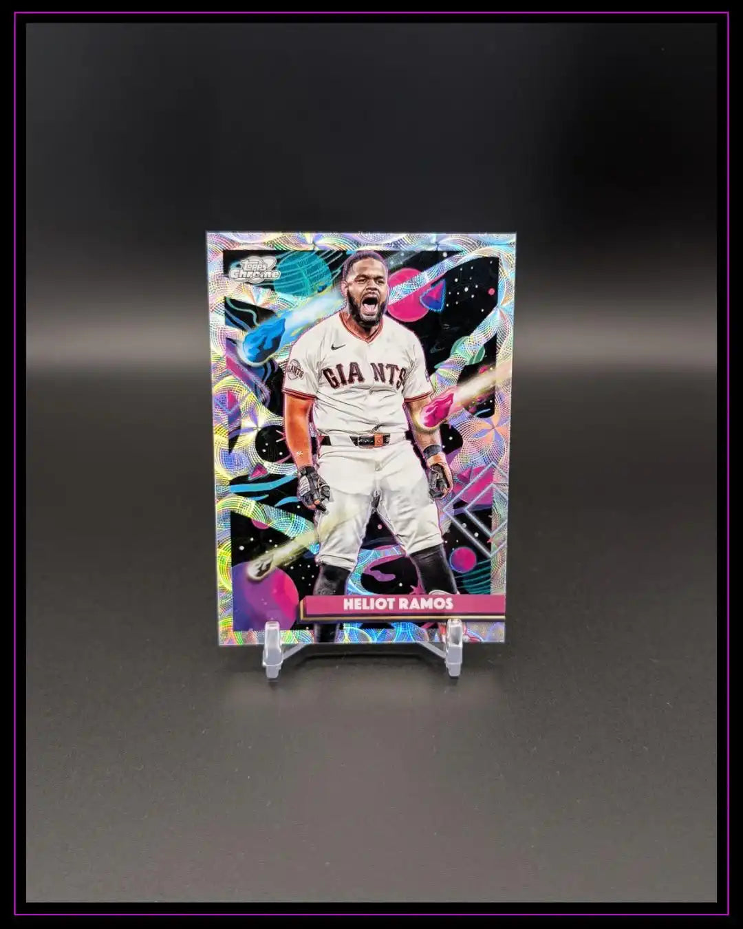 2025 Topps Chrome Cosmic #41 Heliot Ramos Nucleus Refractor