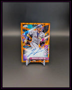 Limitierte Ronald Acuna Jr. Baseball Trading Card mit Autogramm, bunte Sammlerkarte.