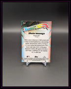 Rückseite einer Future Stars Trading Card von Shota Imanaga, Baseball Chicago Cubs, auf schwarzem Hintergrund