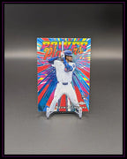 Baseball Trading Card mit Kevin Alcántara im Trikot, bunte Power Players Edition, Sammelkarte