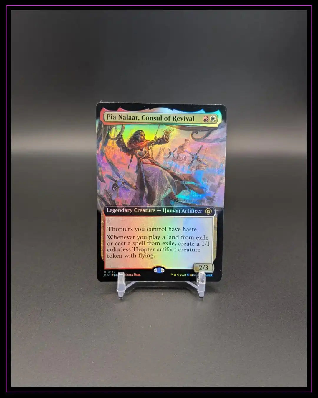 MoM: The Aftermath #177 Pia Nalaar, Consul of Revival Extended Art Foil
