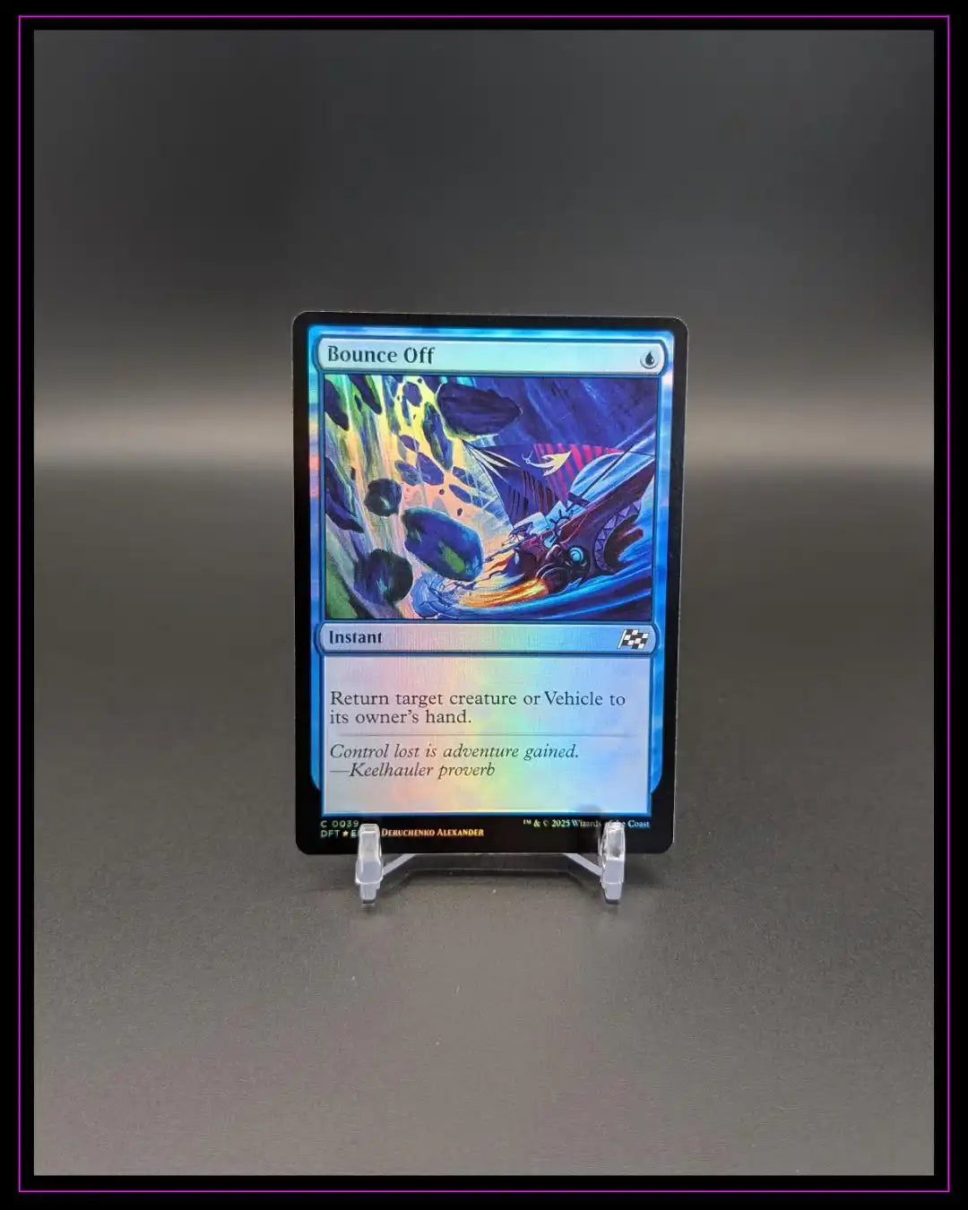 Magic The Gathering: Aetherdrift #39 Bounce Off Foil ENG