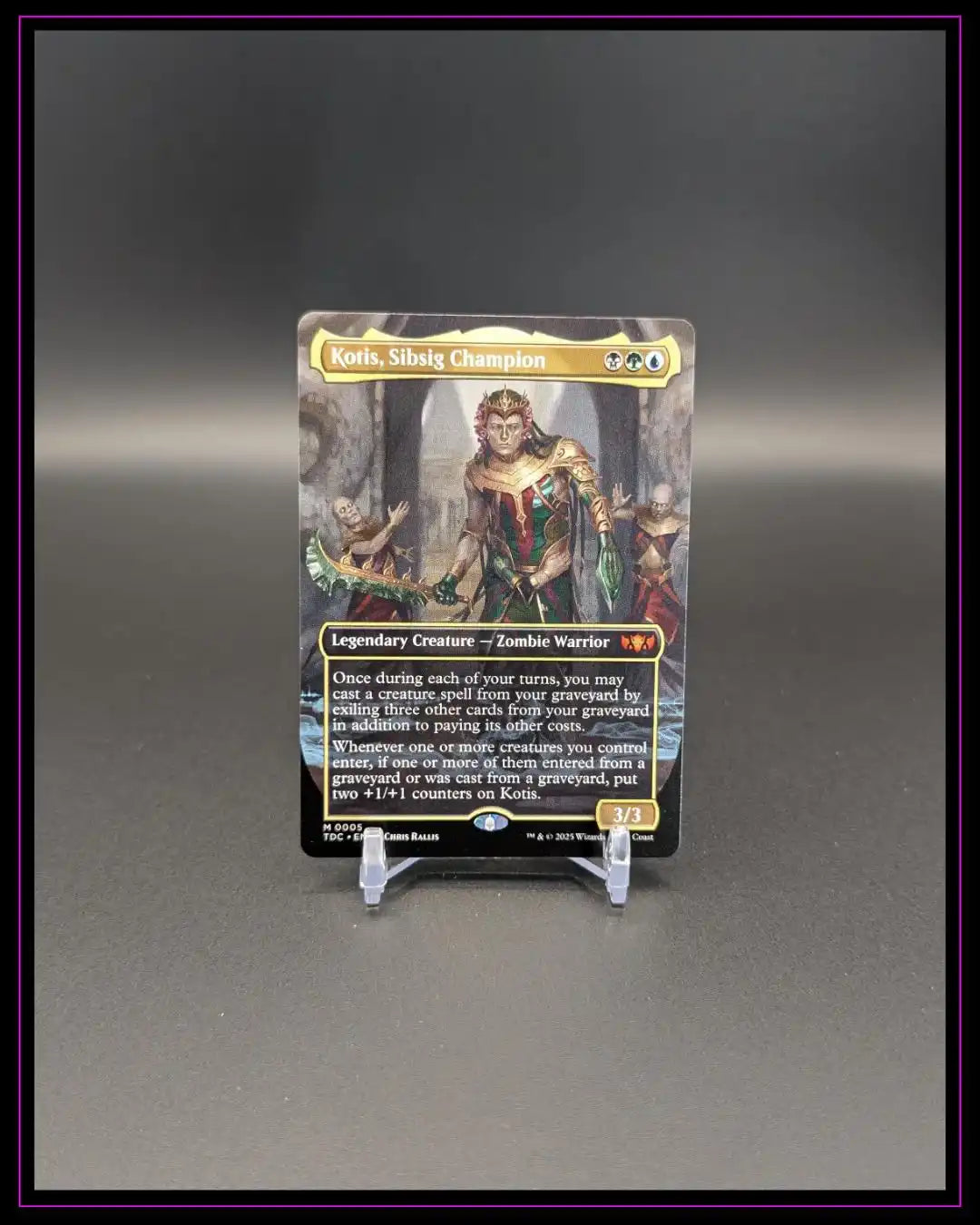 Tarkir: Dragonstorm #5 Kotis, Sibsig Champion Borderless ENG