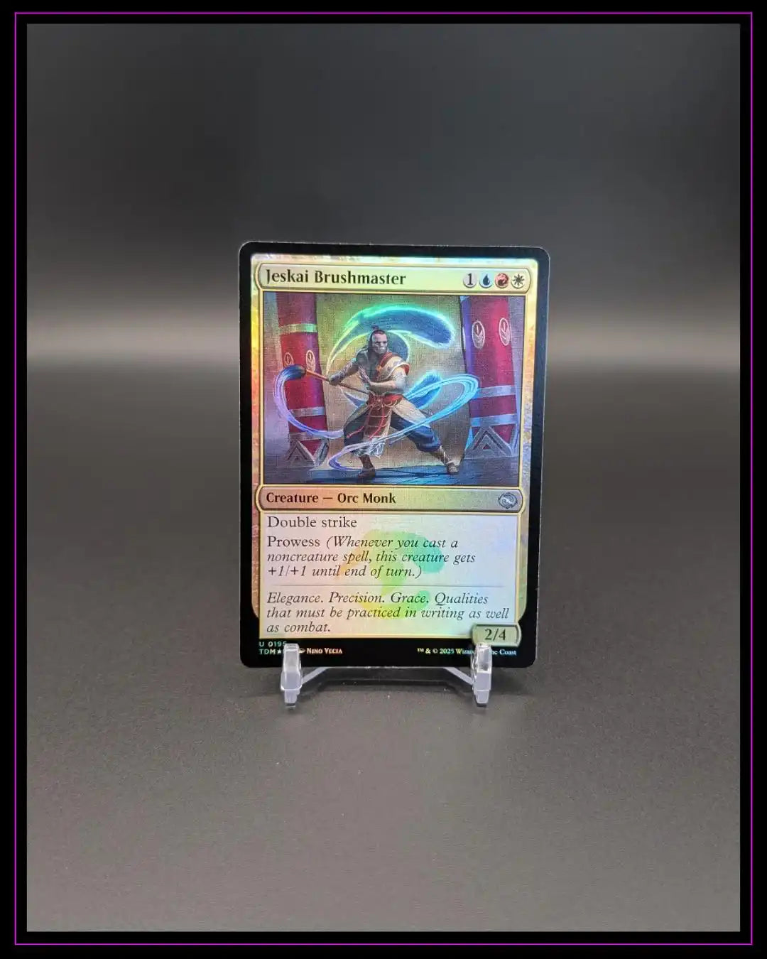 Magic The Gathering: Tarkir Dragonstorm #195 Jeskai Brushmaster Foil