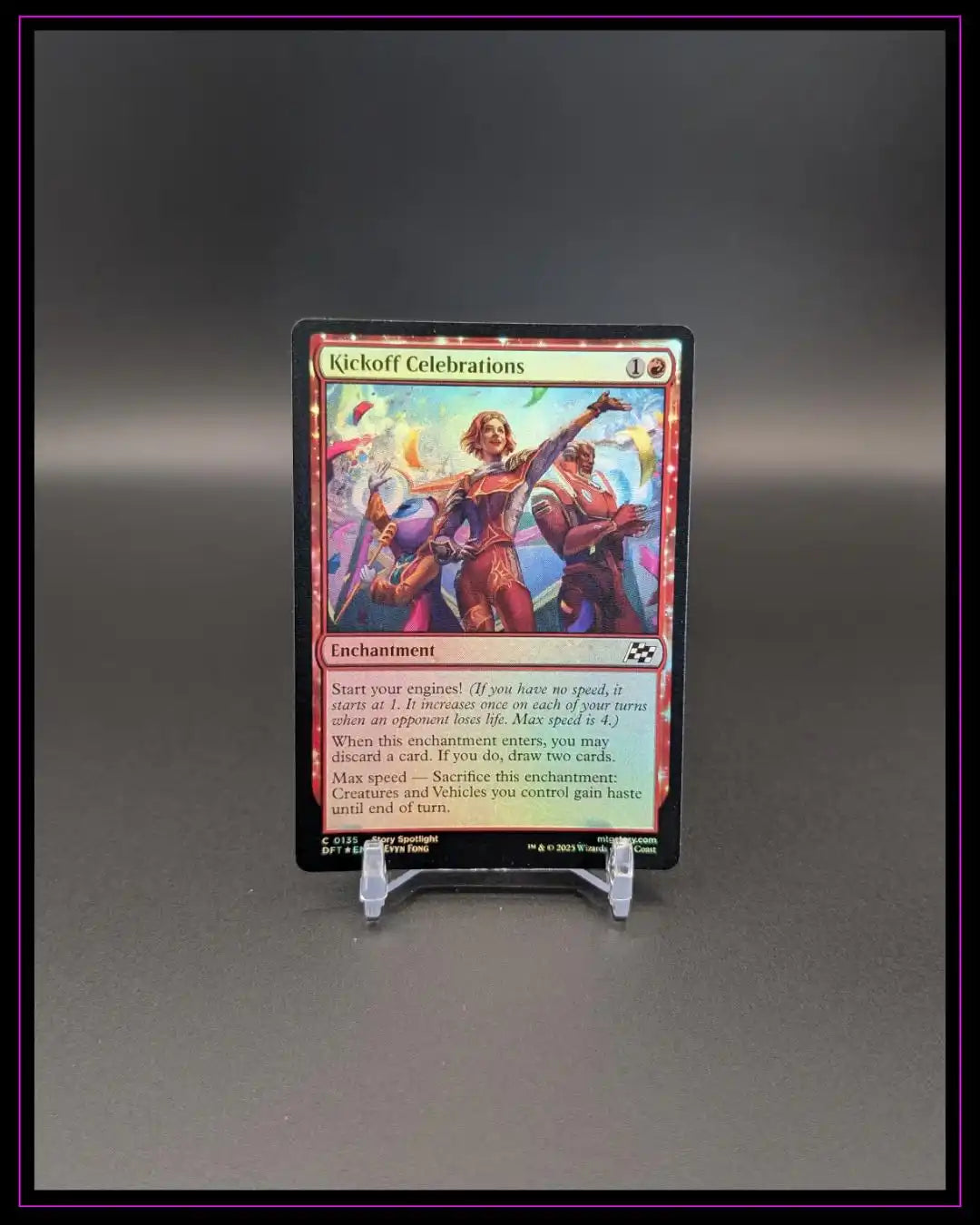 Magic The Gathering: Aetherdrift #135 Kickoff Celebrations Foil