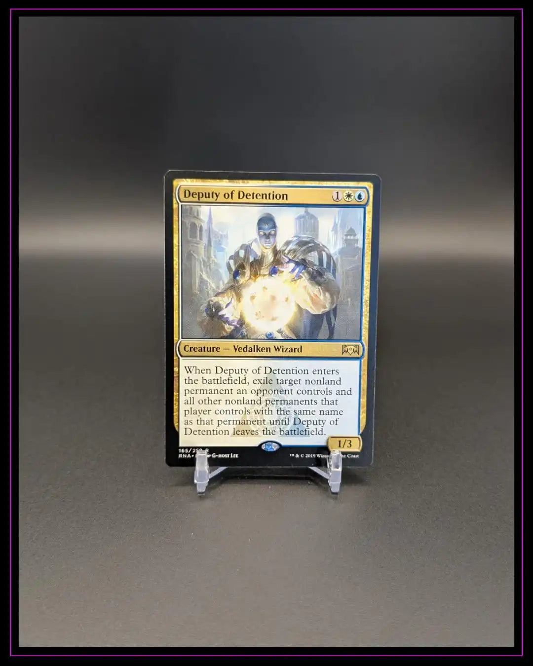 Magic The Gathering: Ravnica Allegiance #165 Deputy of Detention