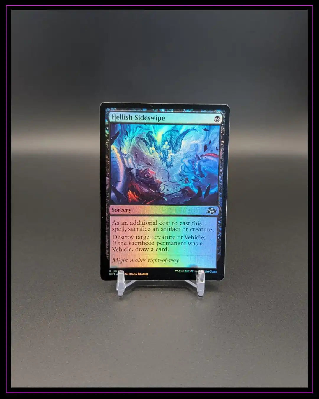 Magic The Gathering: Aetherdrift #90 Hellish Sideswipe Foil
