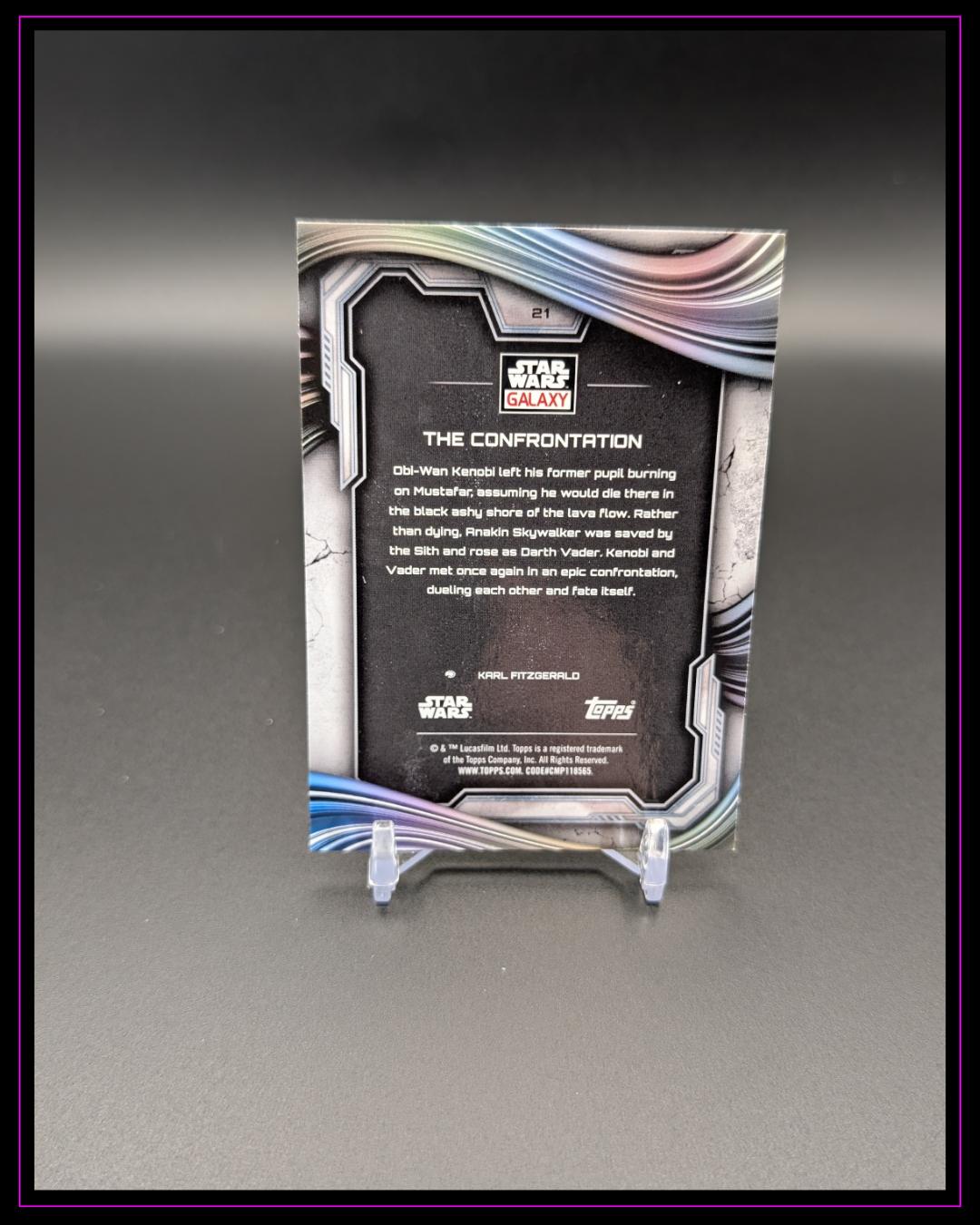 2025 Topps Chrome Star Wars Galaxy #21 The Confrontation