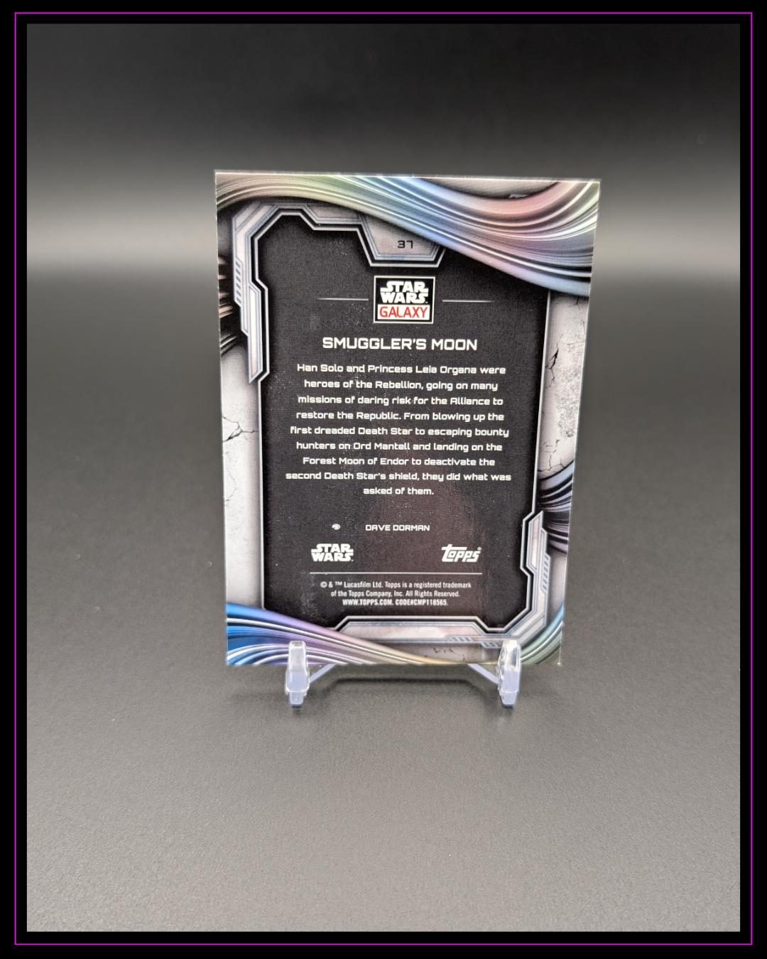 2025 Topps Chrome Star Wars Galaxy #37 Smuggler’s Moon