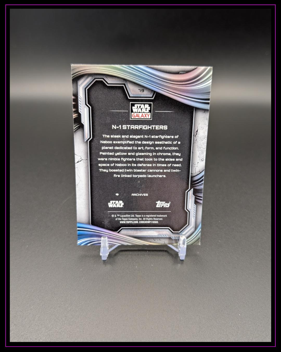 2025 Topps Chrome Star Wars Galaxy #79 N-1 Starfighters