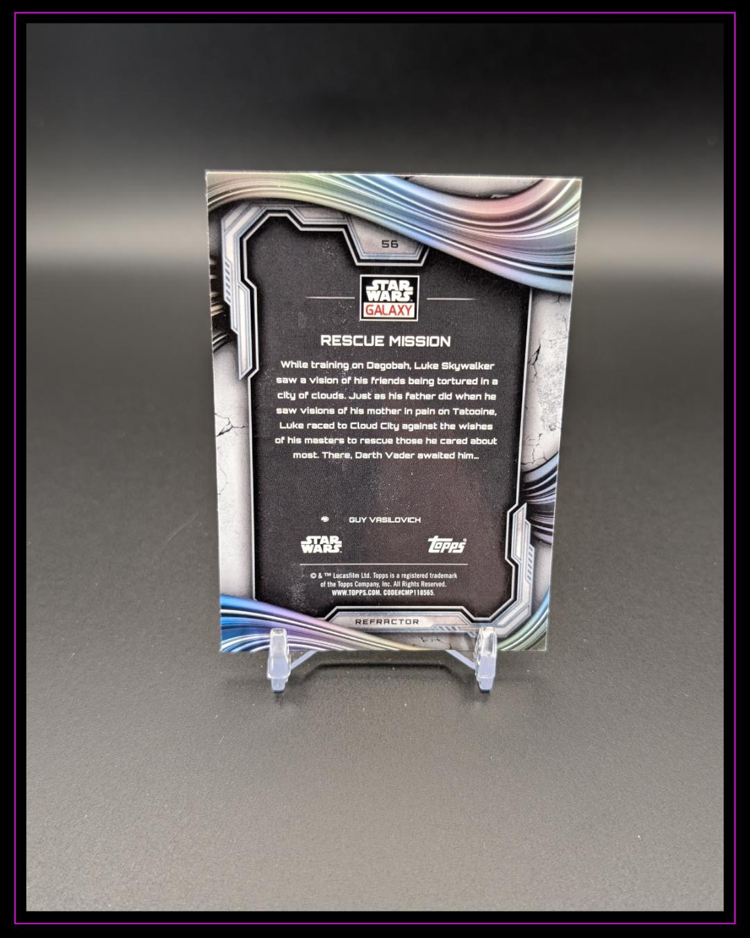 2025 Topps Chrome Star Wars Galaxy #56 Rescue Mission