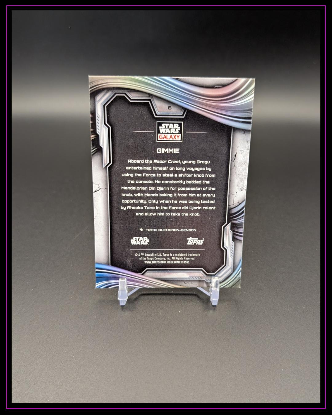 2025 Topps Chrome Star Wars Galaxy #6 Gimmie