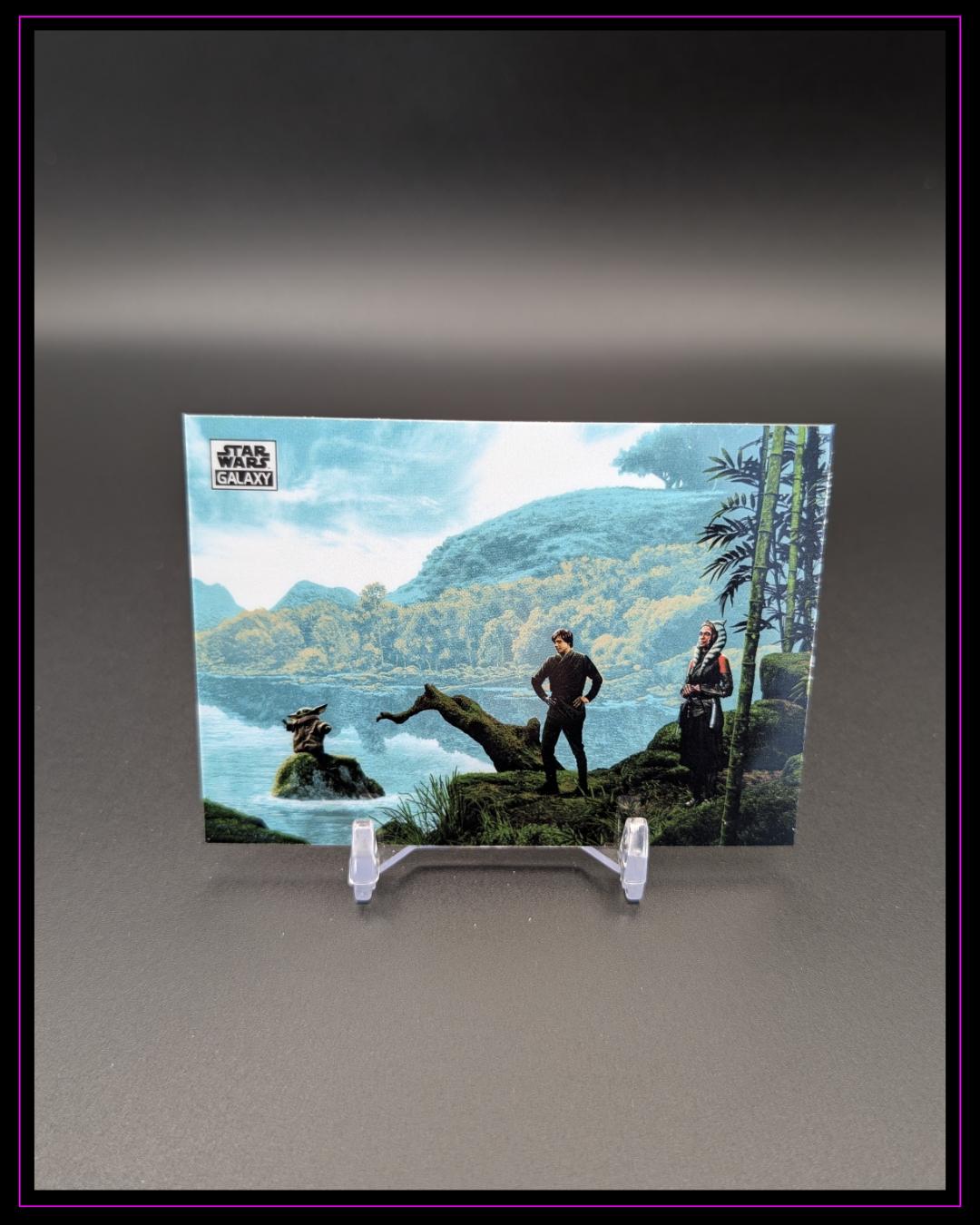 2025 Topps Chrome Star Wars Galaxy #60 I Will Teach You to Protect Yourself