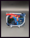 Superman Trading Card Metropolis Legend auf Acrylständer, Sammelkarte für Fans