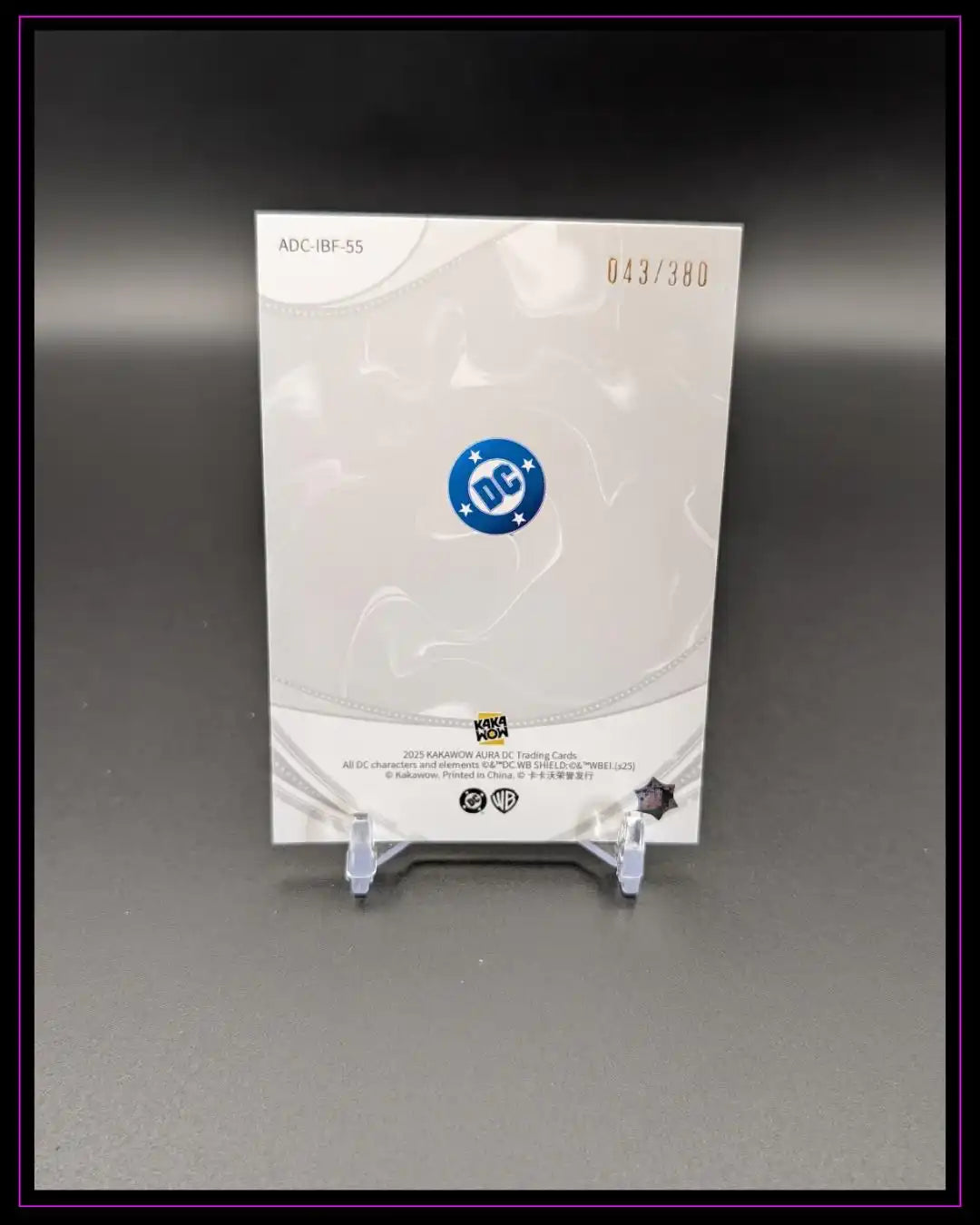 2025 Kakawow Aura DC Comics #ADC-IBF-55 Black Adam Bat /380