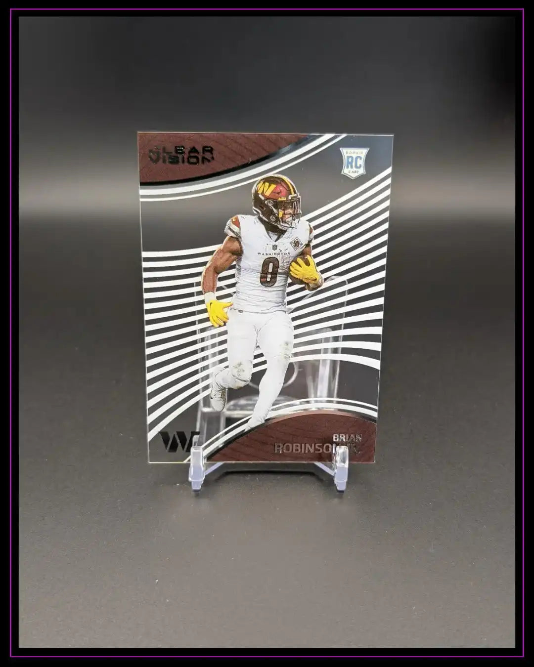 2022 Panini Chronicles #CVR-14 Brian Robinson Jr. Clear Vision Rookies