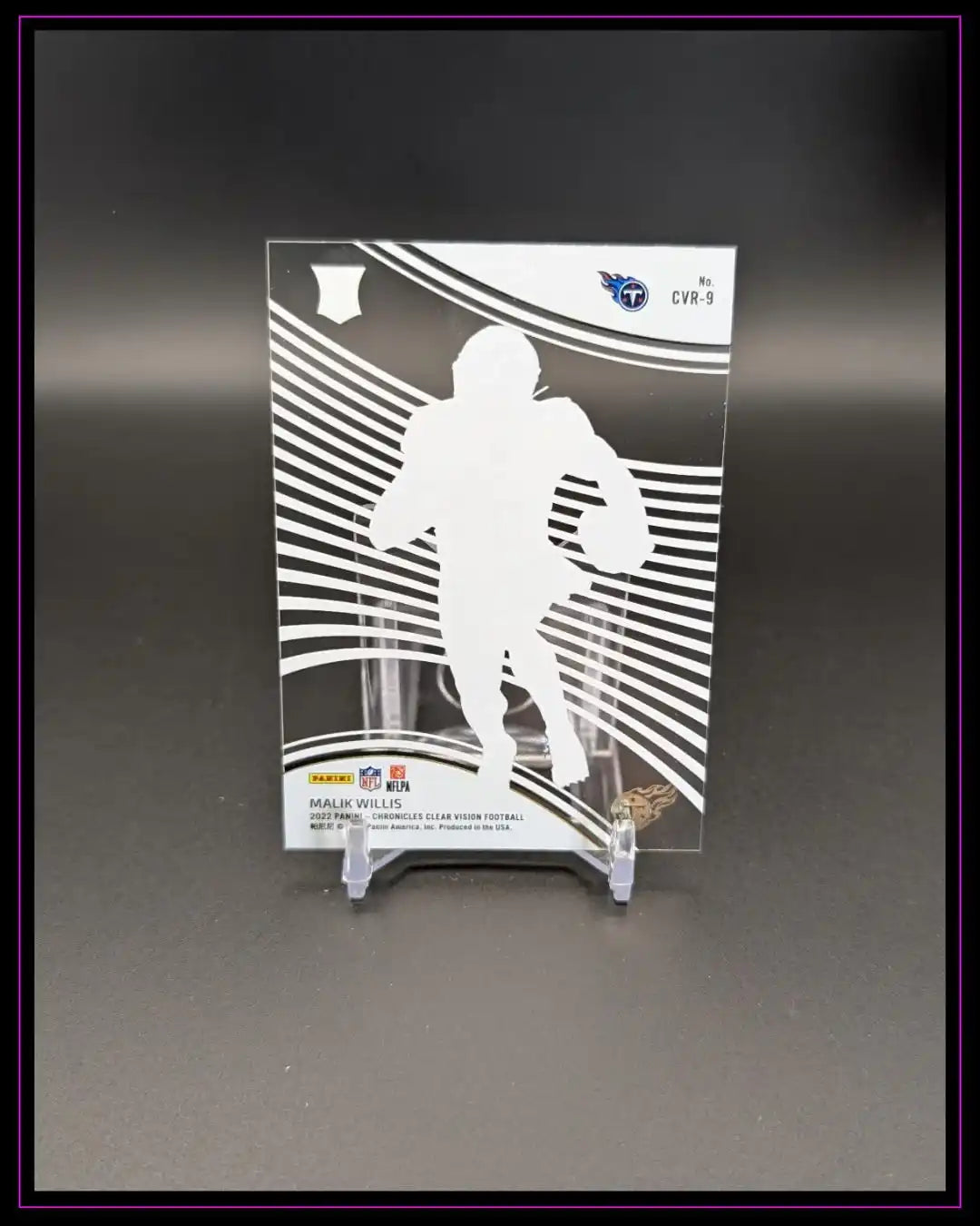 2022 Panini Chronicles #CVR-9 Malik Willis Clear Vision Rookies