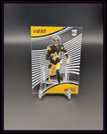 NFL Trading Card von George Pickens, Pittsburgh Steelers, Clear Vision Rookie, auf Ständer