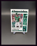 Chronicles Trading Card von Ahmad 'Sauce' Gardner, New York Jets, auf Kartenhalter.