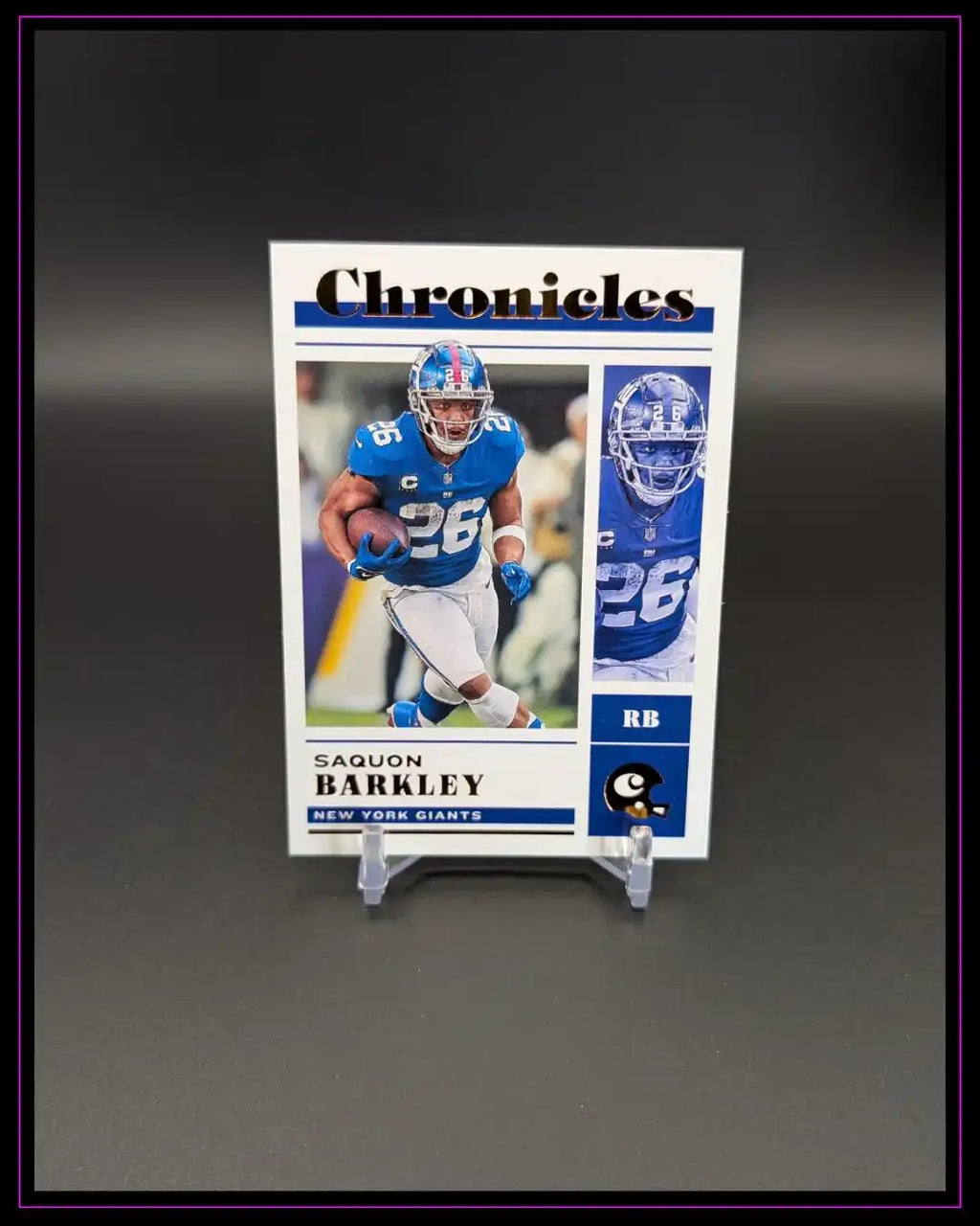 Chronicles Trading Card von Saquon Barkley, New York Giants, Football Sammelkarte