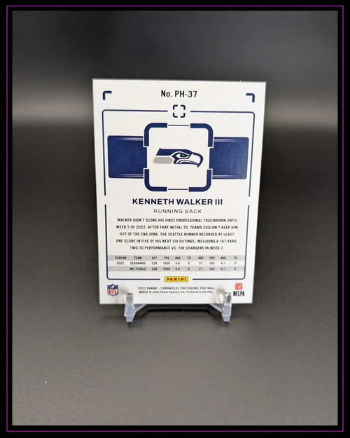 2022 Panini Chronicles #PH-37 Kenneth Walker III Photogenic