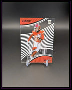 NFL Rookie Trading Card, Spieler im roten Trikot, Clear Vision Design, Sammlung, Football